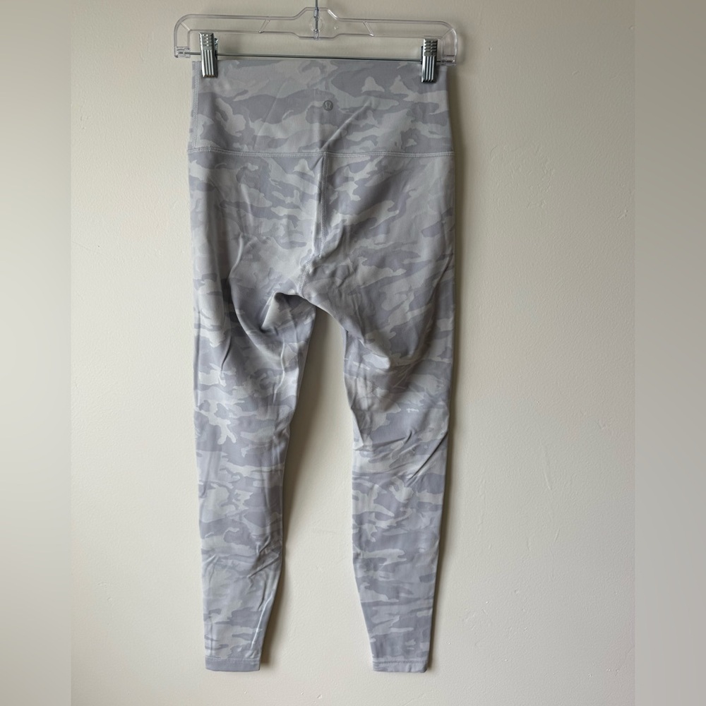 Lululemon Light Gray Camo Leggings